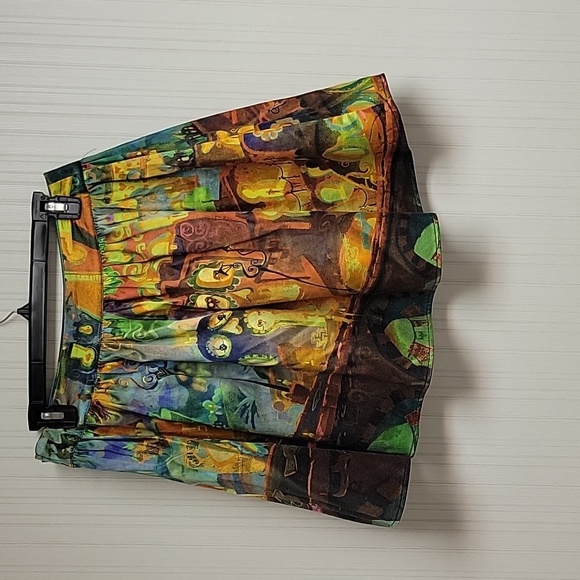 The Book Of Life Colorful Satin Skirt. Womens Medium, Crinoline Hot Topic - Picture 5 of 7